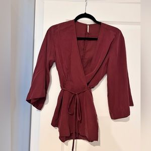 Free people wrap top